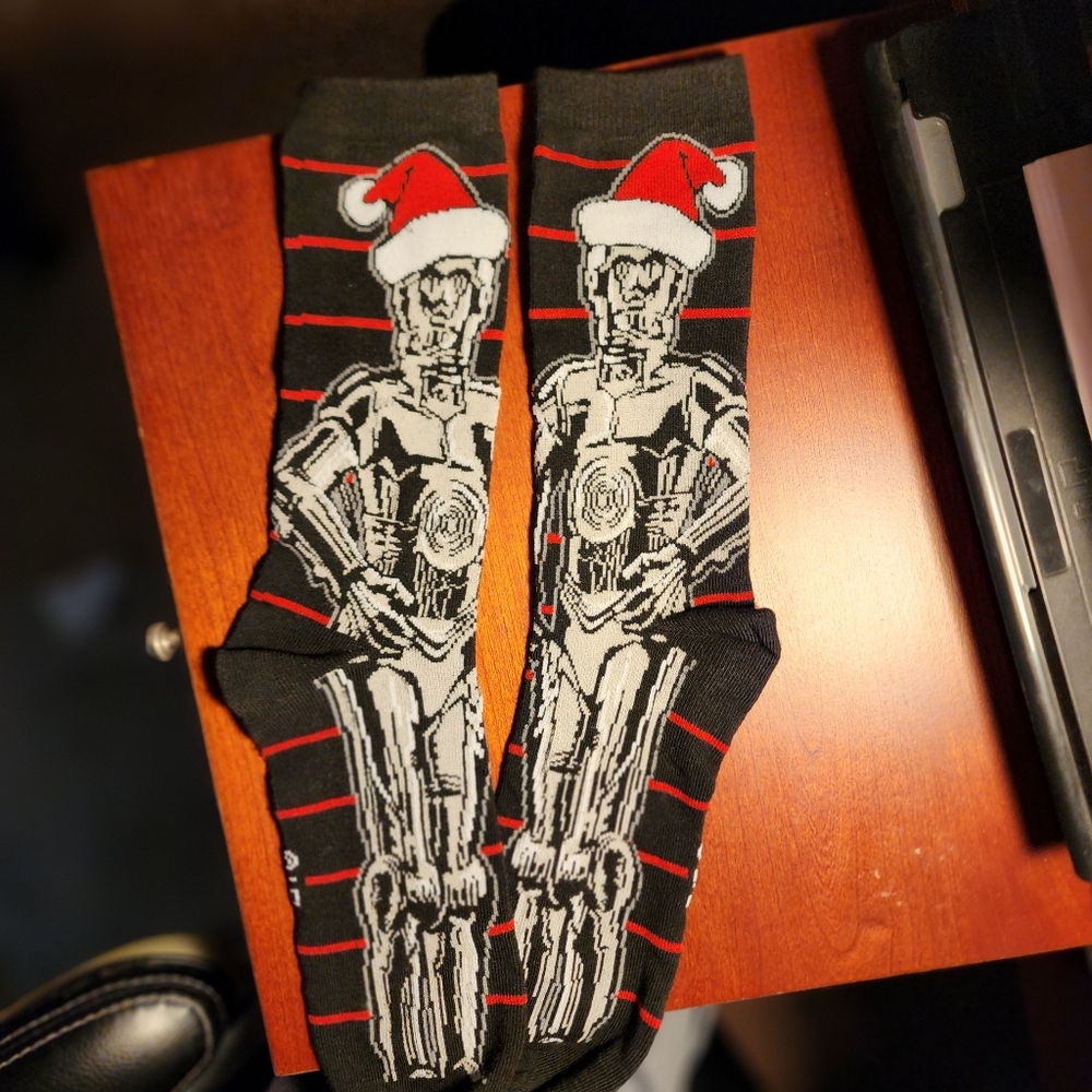 C-3P0 Christmas Socks